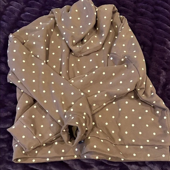 Edikted Chocolate Polka Dot Hoodie - Picture 4 of 4